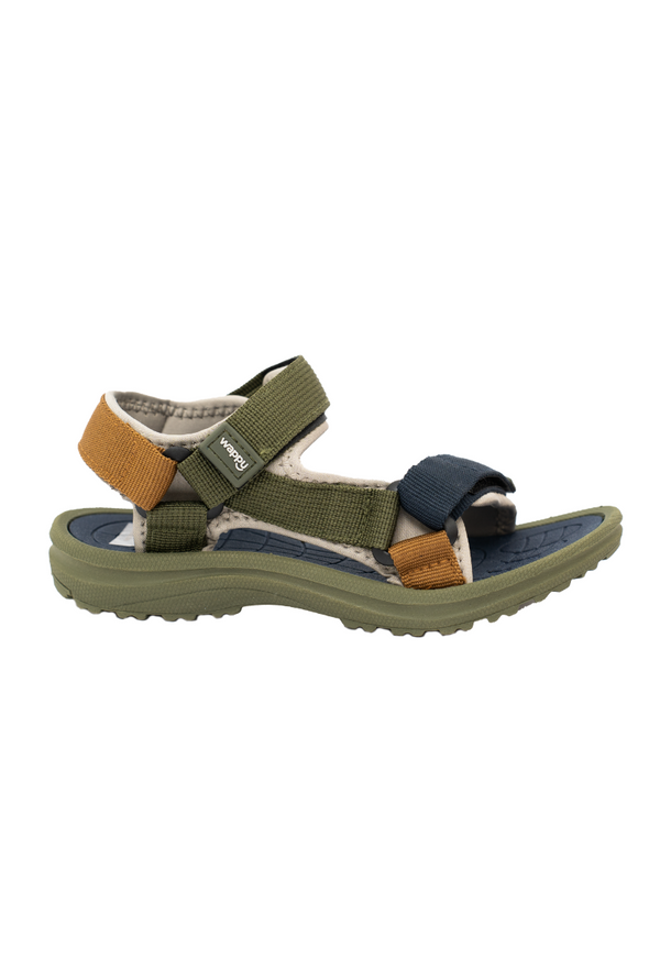 SANDALIA PLAY KIDS GREEN BLUE