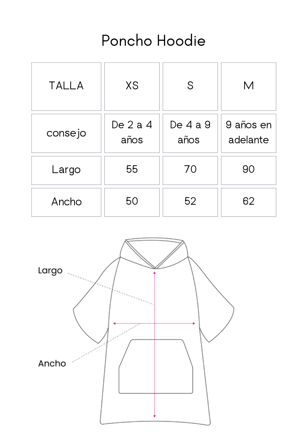 Medidas y tallas
